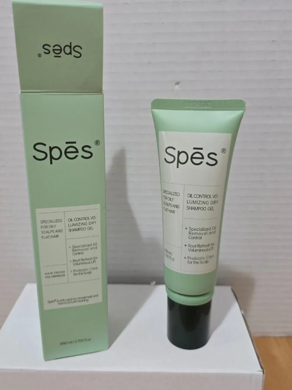 Spes Second Generation Oil Control Volumizing Dry Shampoo Gel 2.705 fl oz NIB